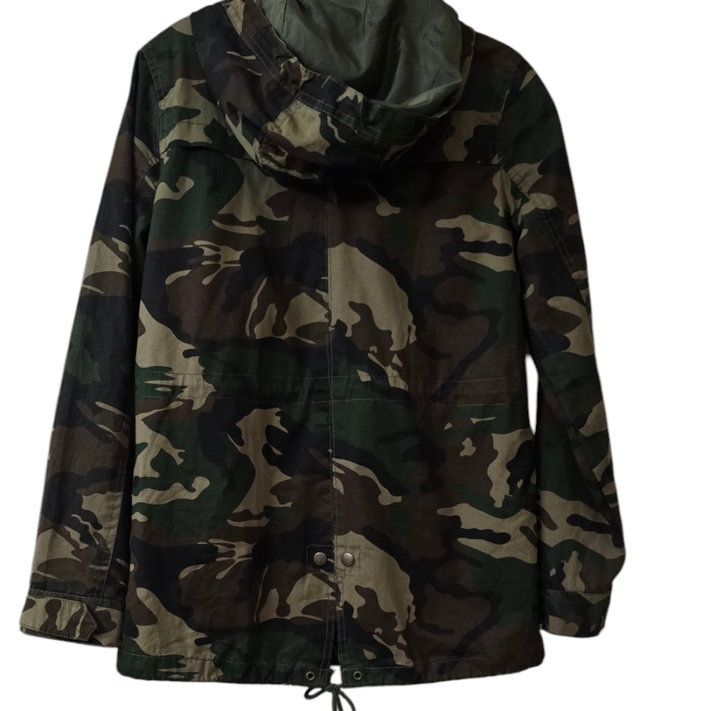 Ambiance Outerwear Camouflage Women's Cargo Jacket Size M - Picture 2 of 14